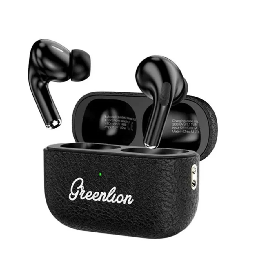 earbuds classic Green lion