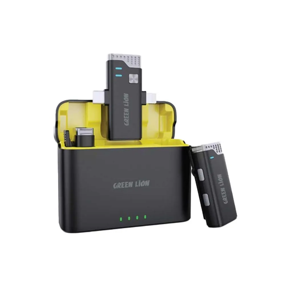 میکروفون 3 در 1 چرخشی 360 درجه Green lion