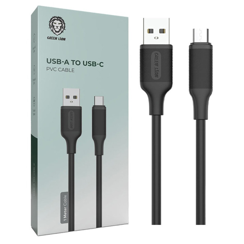 کابل PVC (USB-A به UCB-C) 1متری گرین لاین