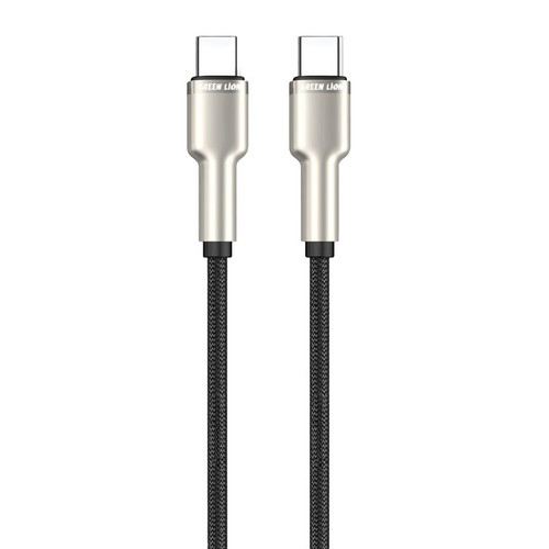 کابل بافته شده آلیاژ روی USB-C به USB-C گرین لاین